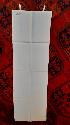 Antikes leinen handtuch - 1,