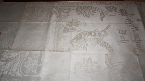 Jugendstil leinen damast - jugendstil, leinen/hl