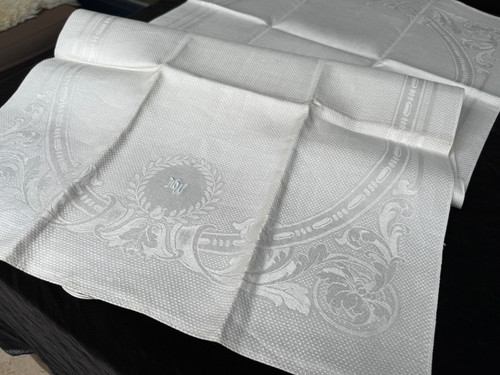 Leinen handtuch verzierte mit - handtuch,