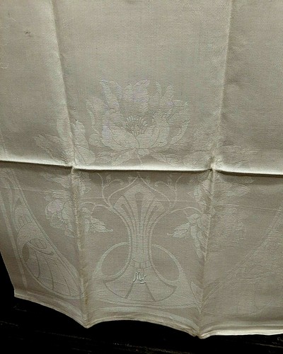 Jugendstil leinen damast - damast,